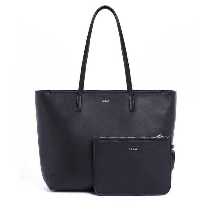 Darcia tote トートバッグ 小物入れ付(Brack)