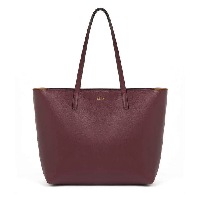 Darcia tote トートバッグ 小物入れ付(Wine red)