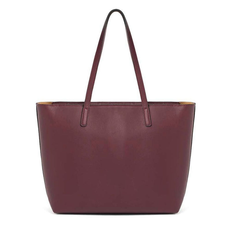 Darcia tote トートバッグ 小物入れ付（Wine red）